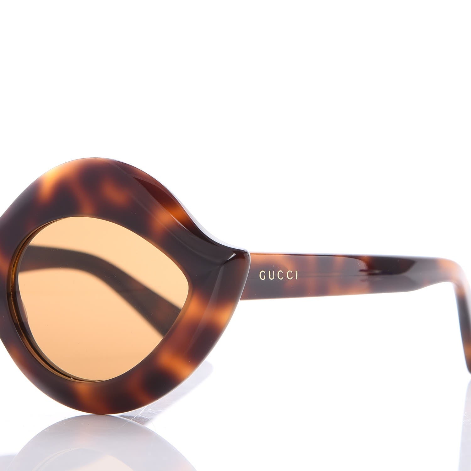 Gucci Acetate Cat Eye Sunglasses GG 0085/S Tortoiseshell 5 of 9