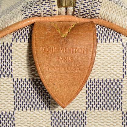 Louis Vuitton Damier Azur Speedy 30 6 of 7