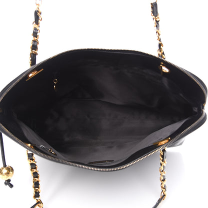 Chanel Caviar Large CC Shoulder Bag Black 4 of 10