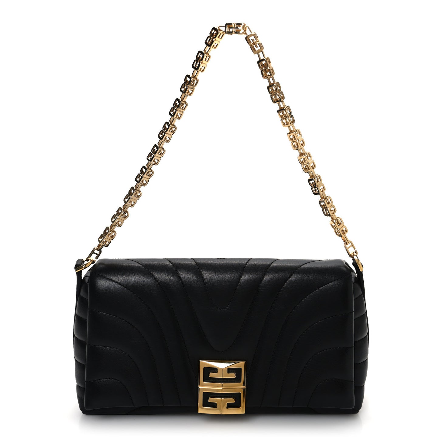 Soft Calfskin 4G Quilted Small Shoulder Bag Black