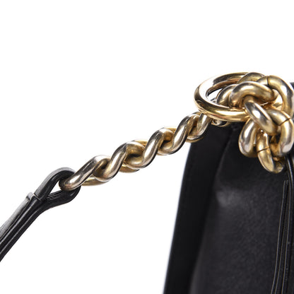 Chanel Calfskin Quilted Medium Boy Flap Black 9 of 14