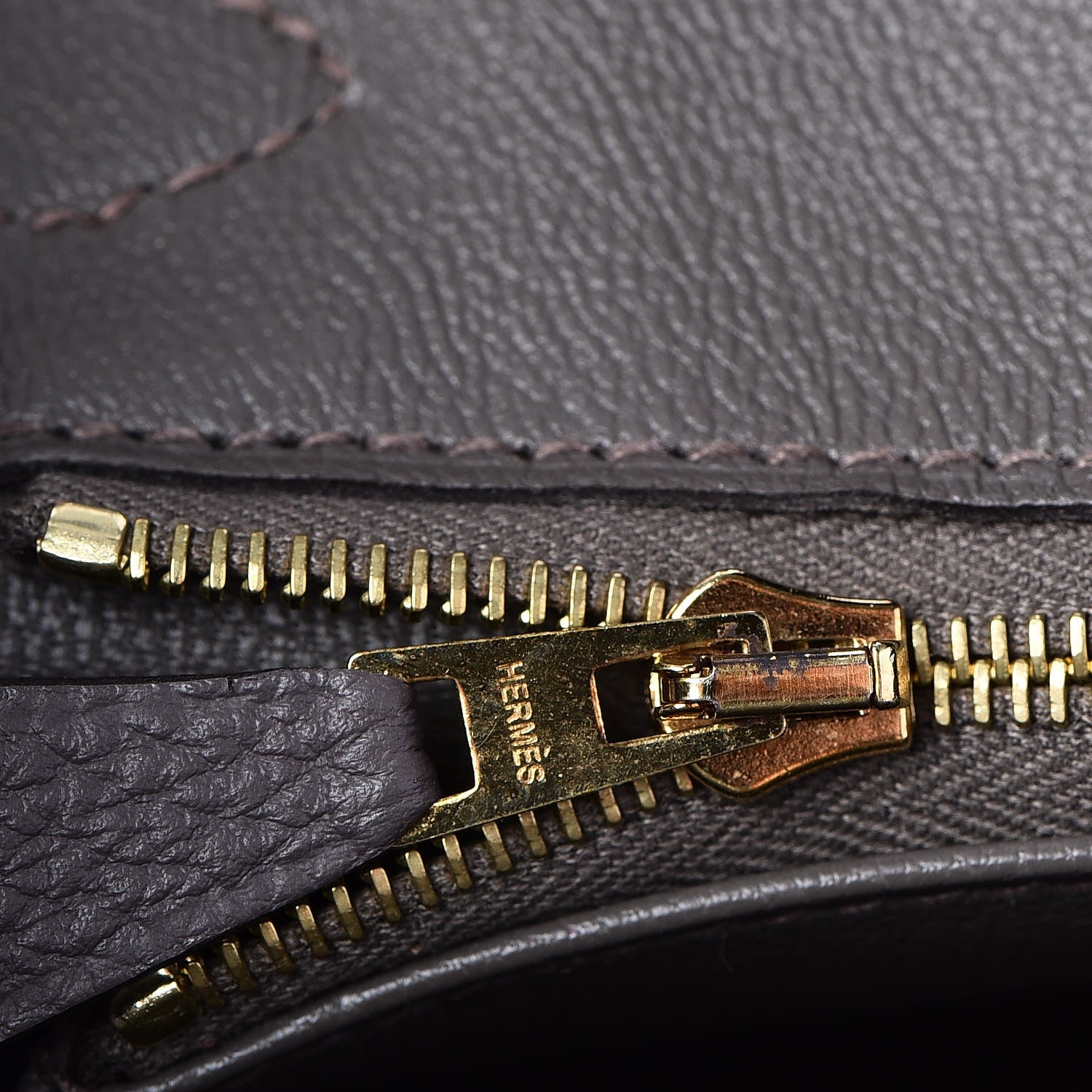 Hermes Togo Birkin 30 Etain 14 of 37