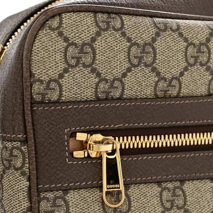 Gucci GG Supreme Monogram Web Small Ophidia Shoulder Bag Brown 12 of 13