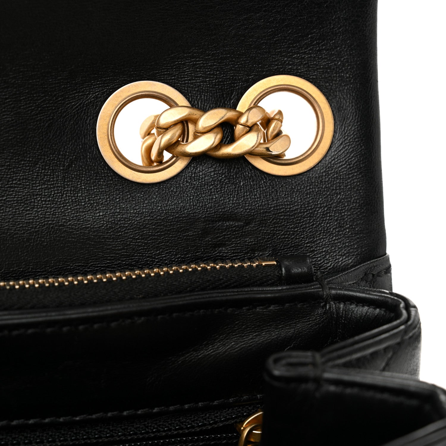 Chanel Lambskin Quilted Medium Pillow Crush Flap Bag Black 13 of 13