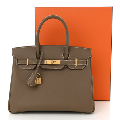 Hermes Epsom BIRKIN 30 Etoupe 11 of 11