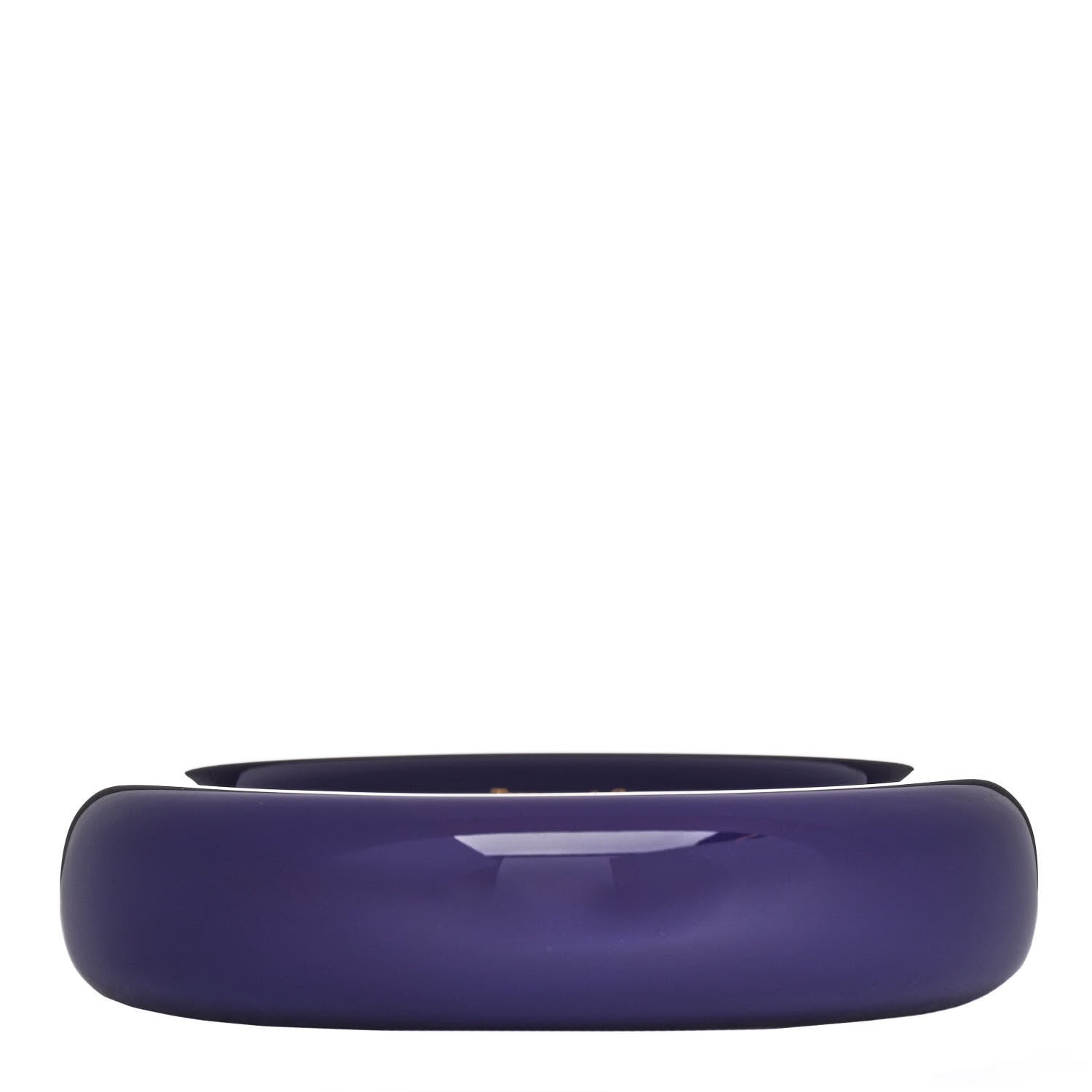 Tiffany Lacquer Hardwood Elsa Peretti Doughnut Bangle Bracelet Purple 1 of 3