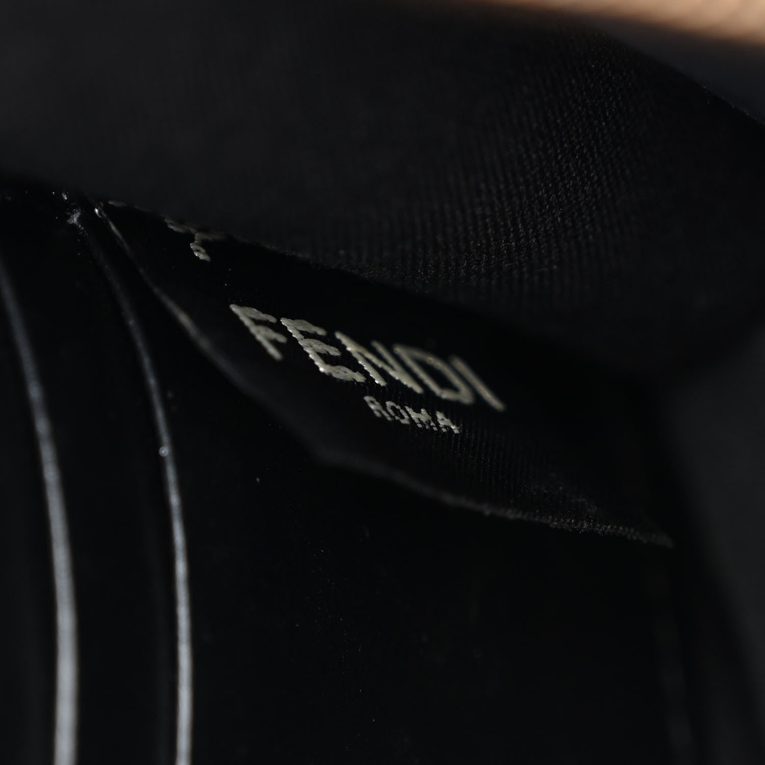 Fendi Vitello Cruise F is Fendi Medium Envelope Wallet on Chain Black 8 of 11