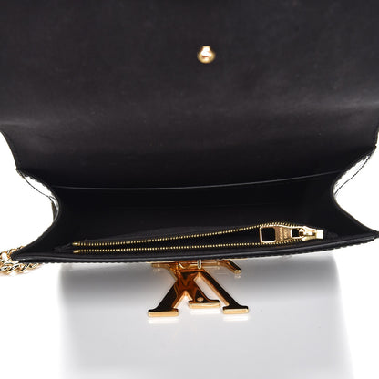 Louis Vuitton Patent Chain Louise MM Black 6 of 8