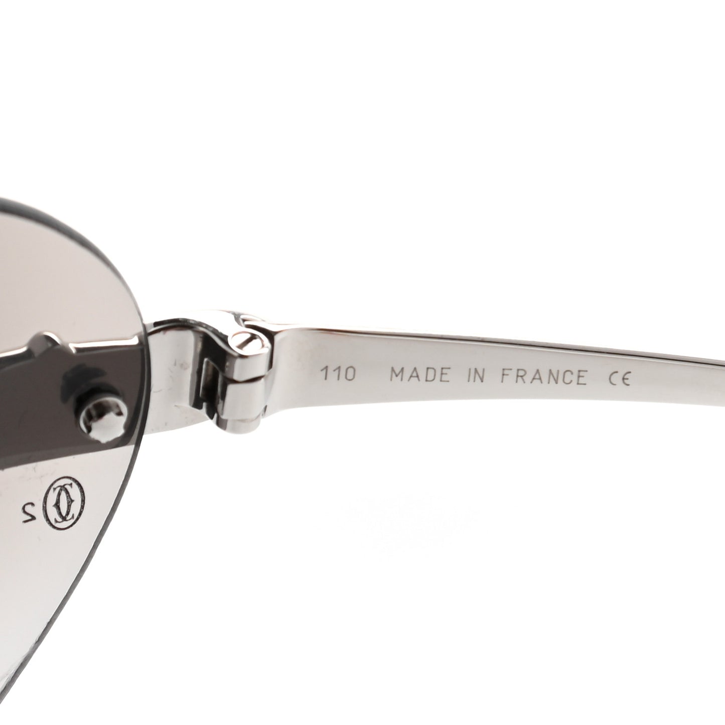 Panthere De Cartier Sunglasses Silver