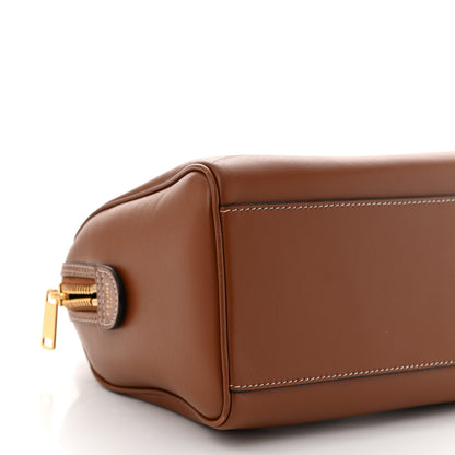 Celine Smooth Calfskin Triomphe Small Boston Bag Tan 9 of 11