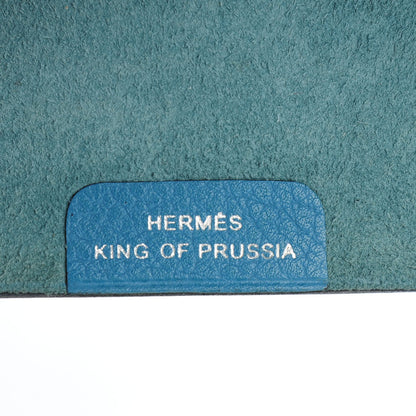 Hermes Togo Ulysse PM Notebook Cover Blue Jean 5 of 7