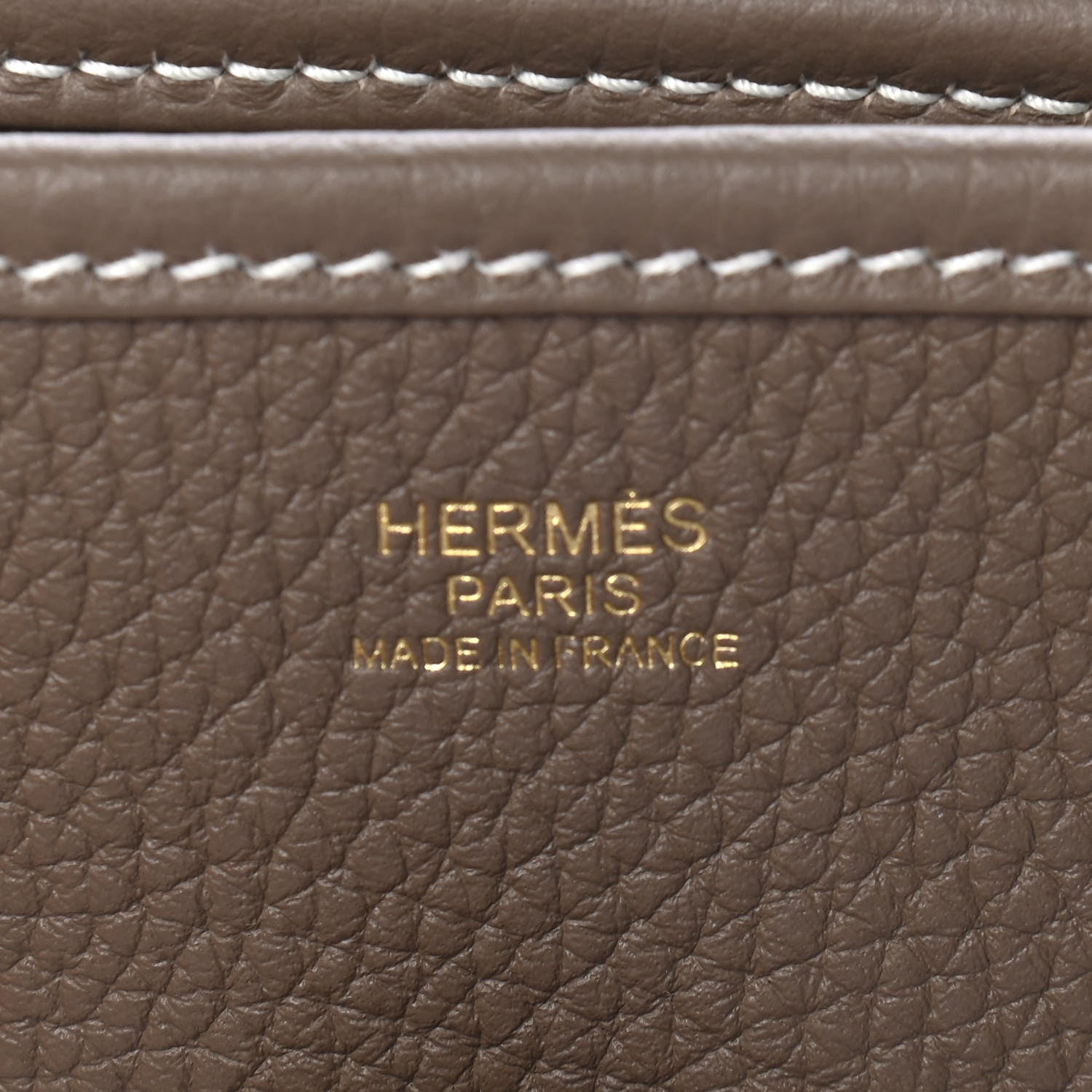 Hermes Taurillon Clemence Evelyne III PM Etoupe 5 of 8