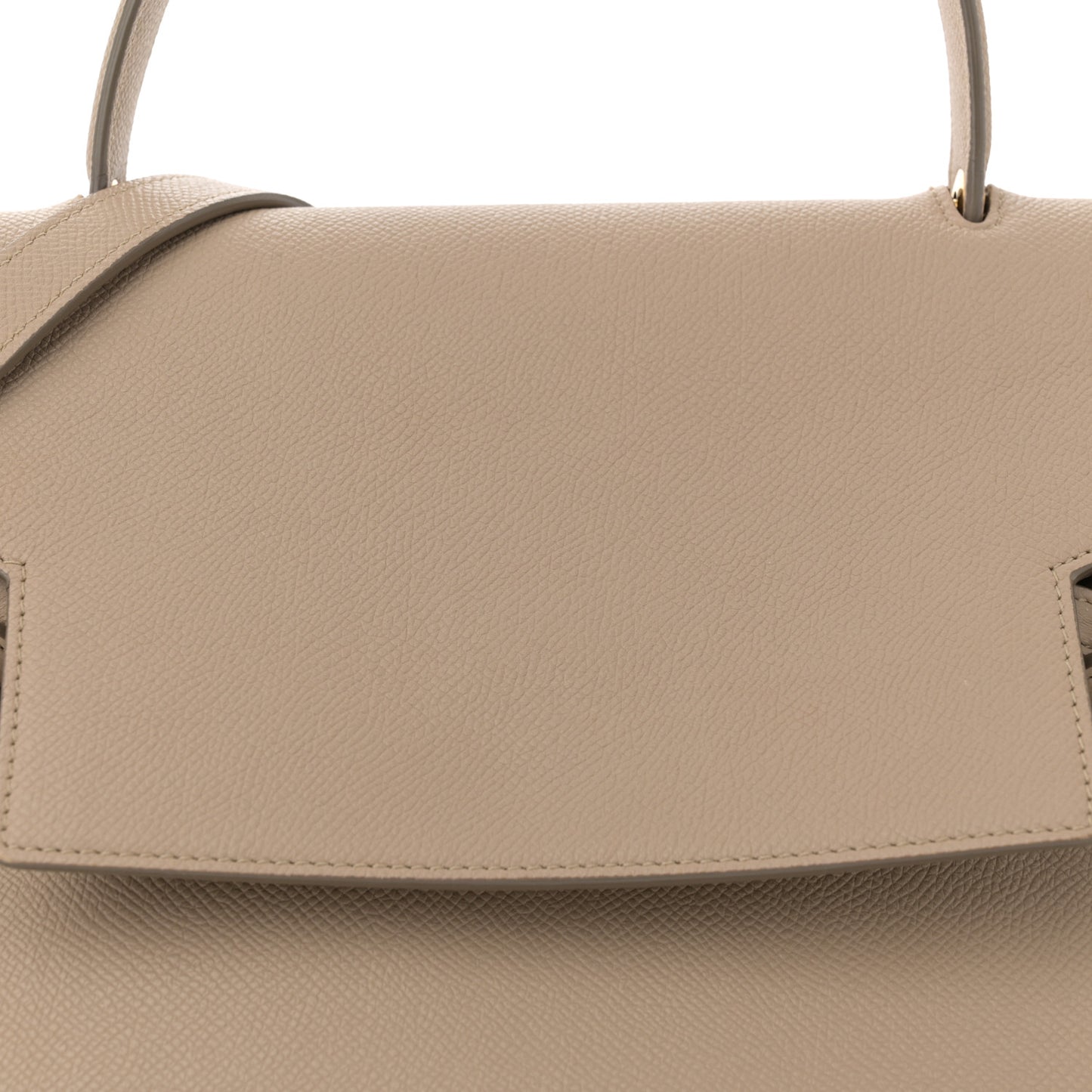 Grained Calfskin Mini Belt Bag Light Taupe