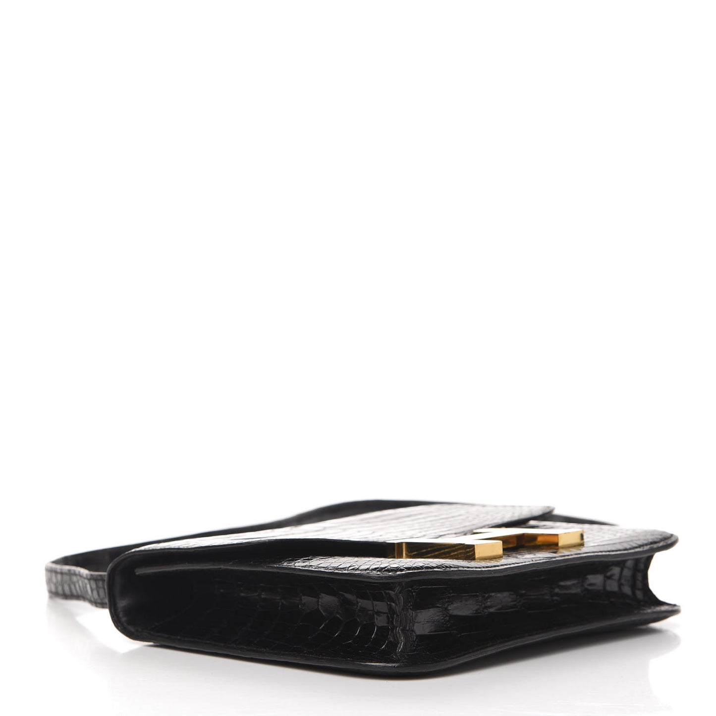 Shiny Porosus Crocodile Constance 23 Black