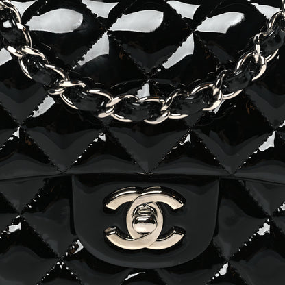 Chanel Patent Calfskin Quilted Mini Rectangular Flap Black 8 of 10