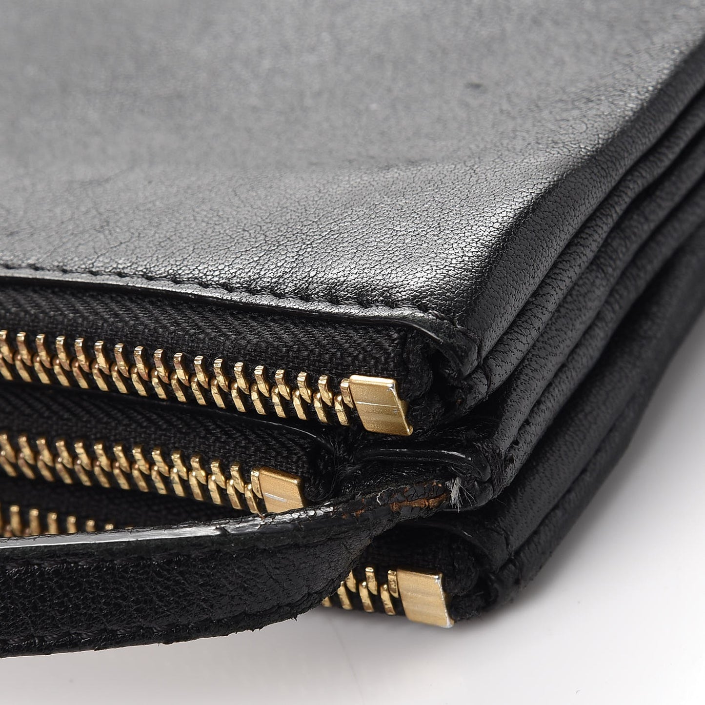 Lambskin Small Trio Crossbody Bag Black