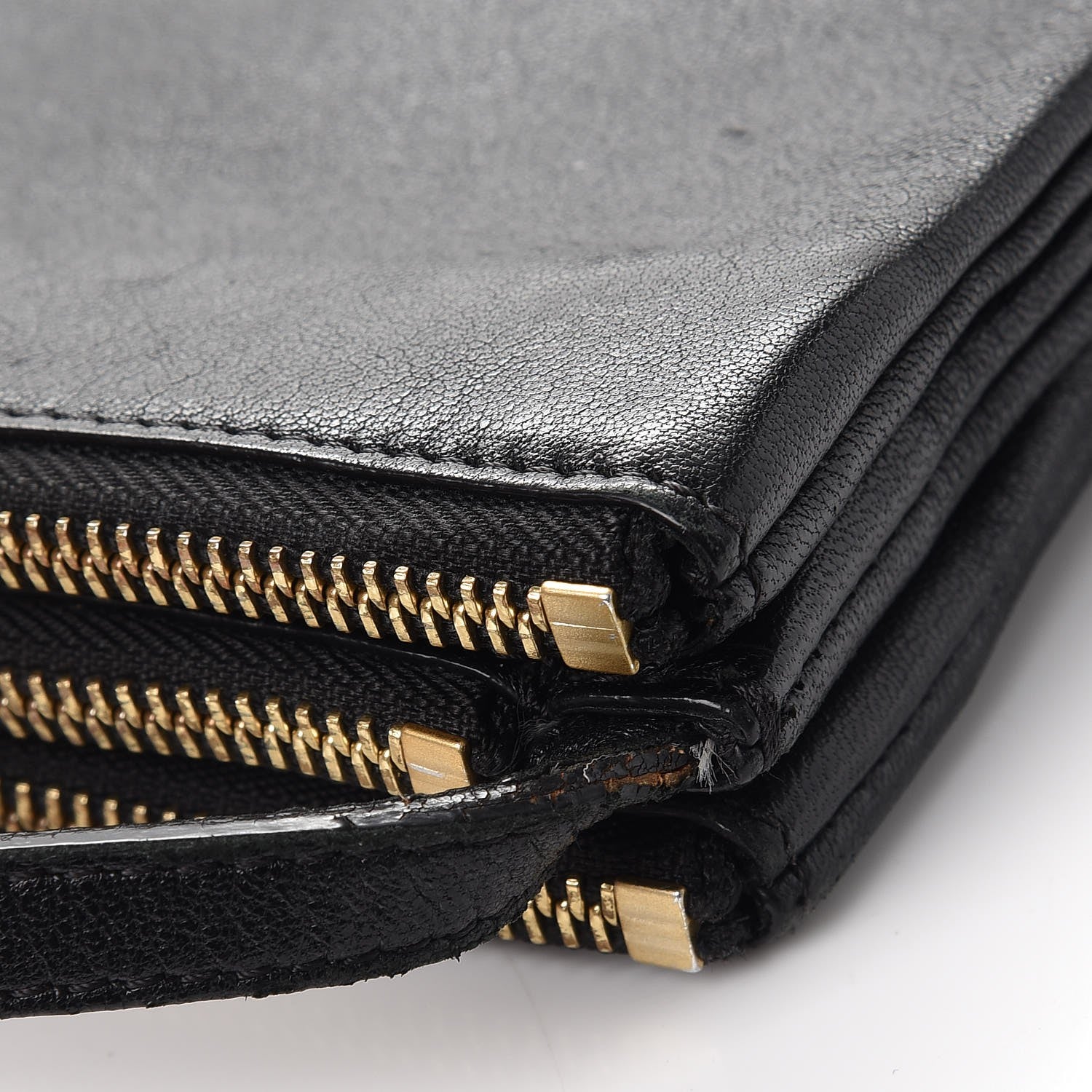 Celine Lambskin Small Trio Crossbody Bag Black 12 of 18