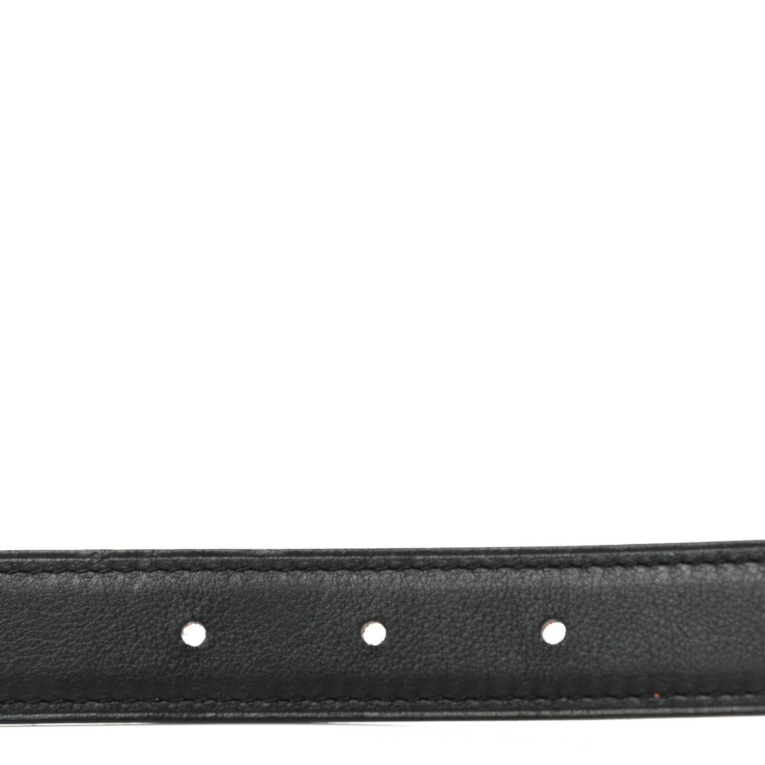 Hermes Swift Epsom 24mm Mini Constance H Belt 85 Black Orange 3 of 5
