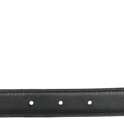 Hermes Swift Epsom 24mm Mini Constance H Belt 85 Black Orange 3 of 5