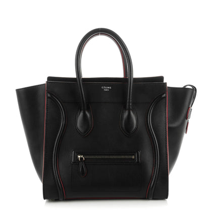 Celine Smooth Calfskin Mini Luggage Black 1 of 7
