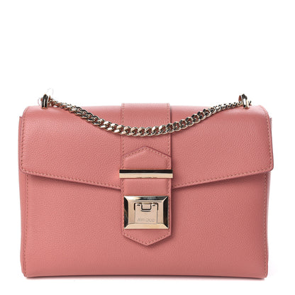 Jimmy Choo Grainy Calfskin XB Marianne Shoulder Bag Rosewood 1 of 9