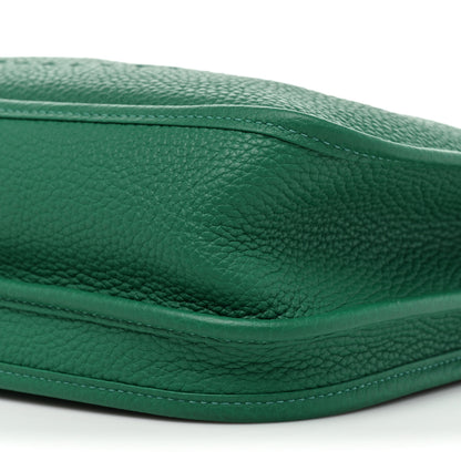 Hermes Taurillon Clemence Evelyne III PM Vert Vertigo 7 of 8