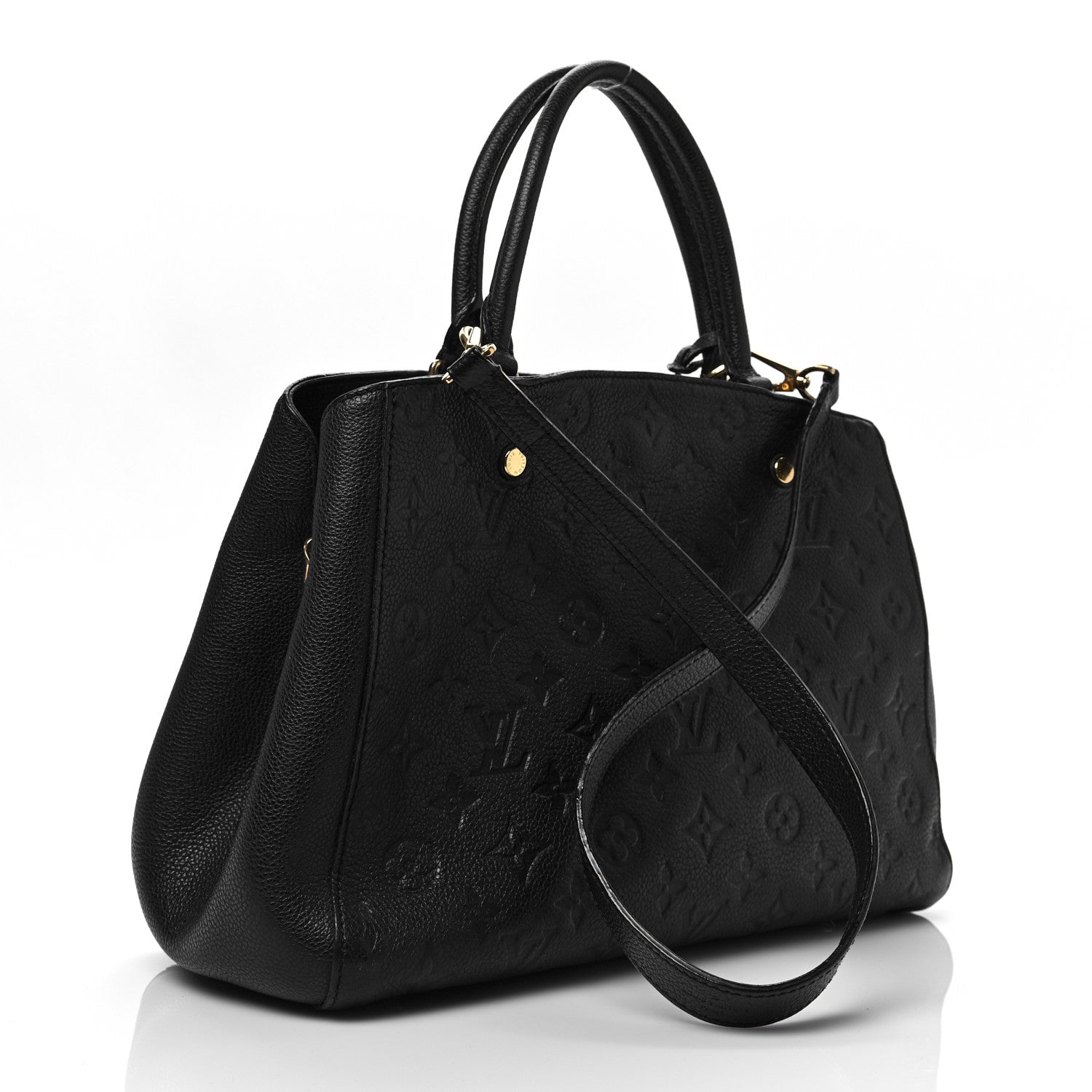 Louis Vuitton Empreinte Montaigne MM Black 3 of 8