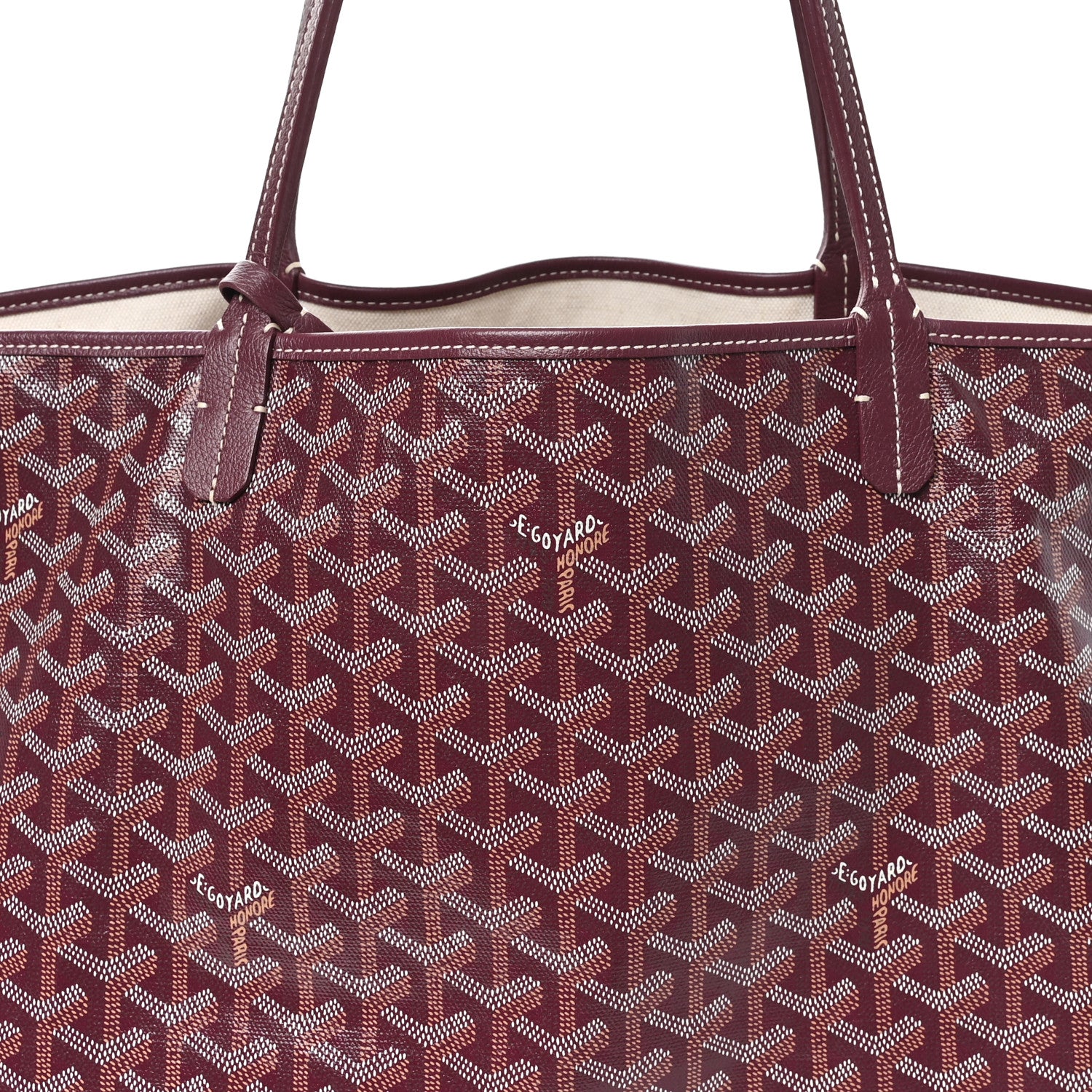Goyard Goyardine Saint Louis GM Bordeaux 6 of 9