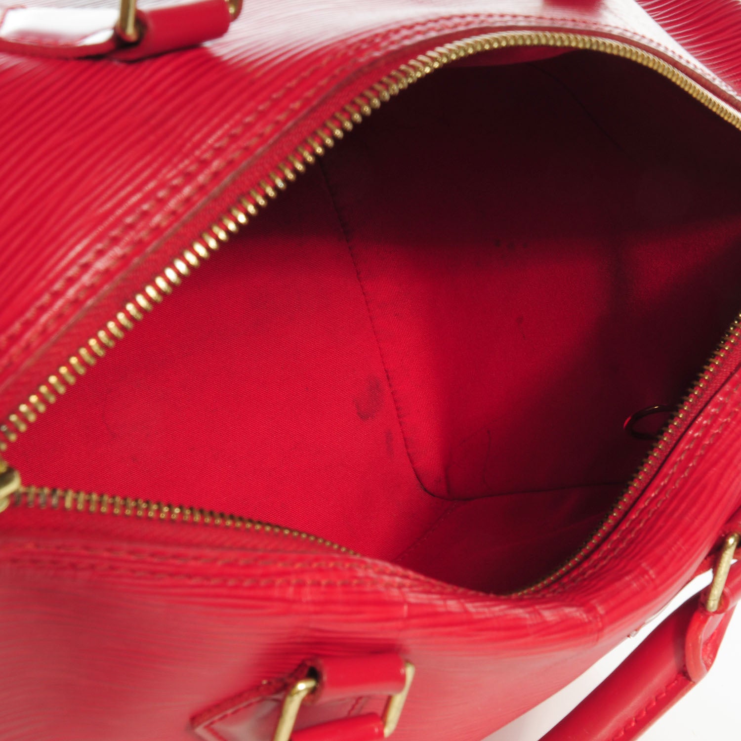 Louis Vuitton Epi Speedy 30 Rouge 5 of 7
