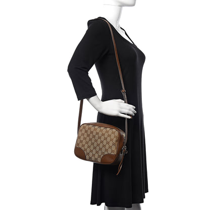 Gucci Monogram Mini Bree Messenger Bag Beige Tabacco 2 of 9