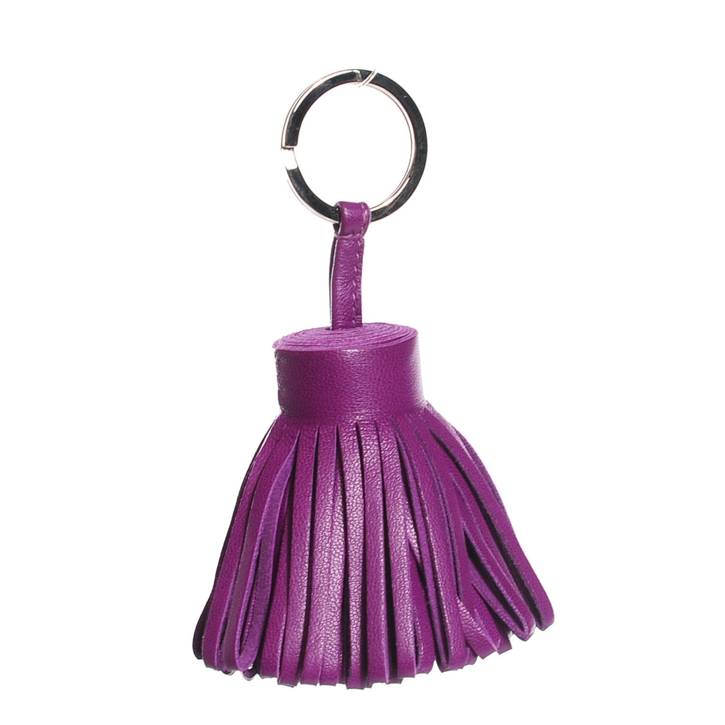 Lambskin Carmen Tassel Key Holder Anemone