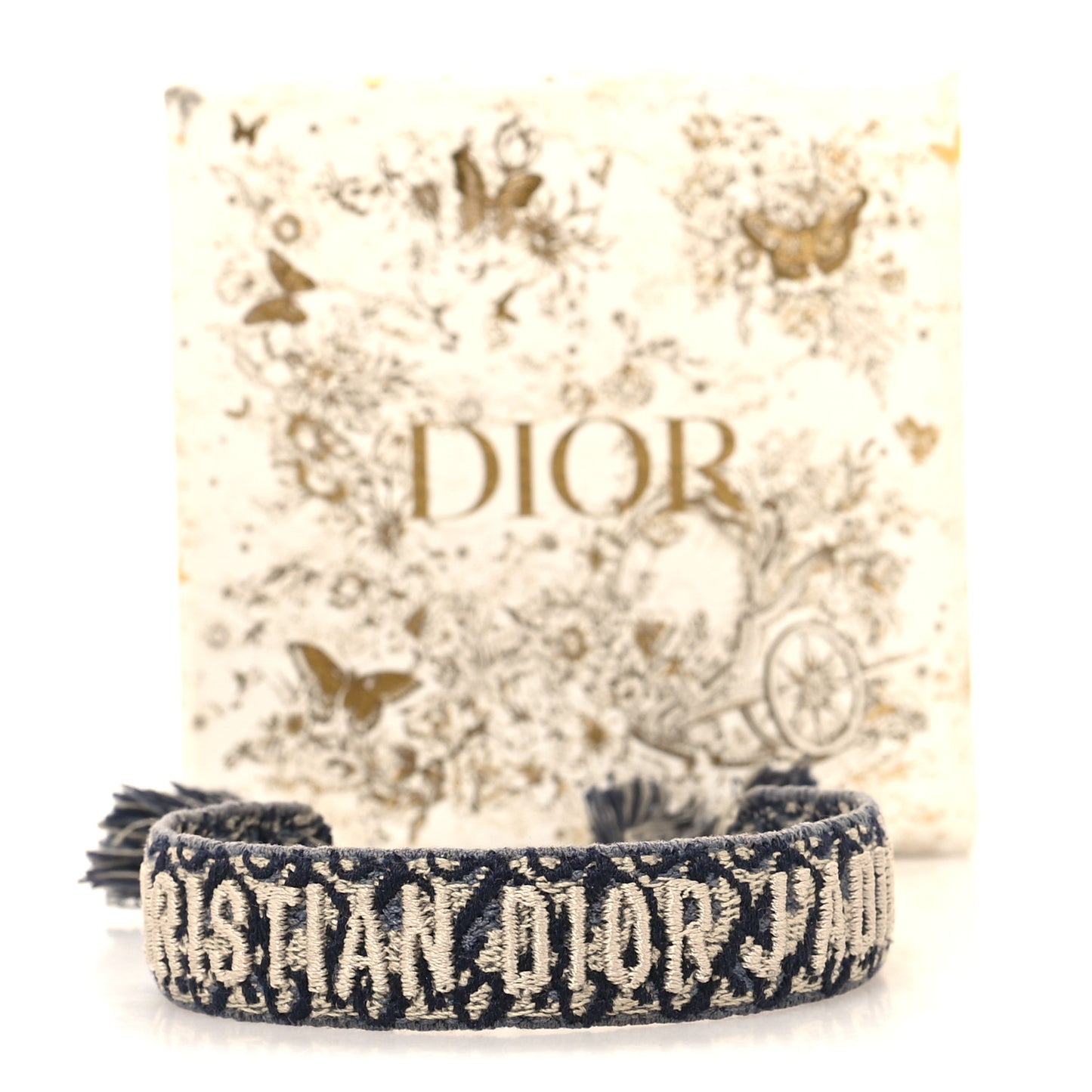 Woven Cotton J'Adior Friendship Bracelet Blue