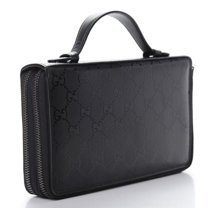 Gucci Imprime Monogram Travel Document Case Black 3 of 10