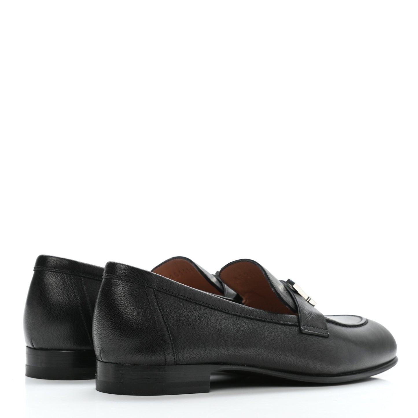 Goatskin Womens Paris Loafers 35 Black