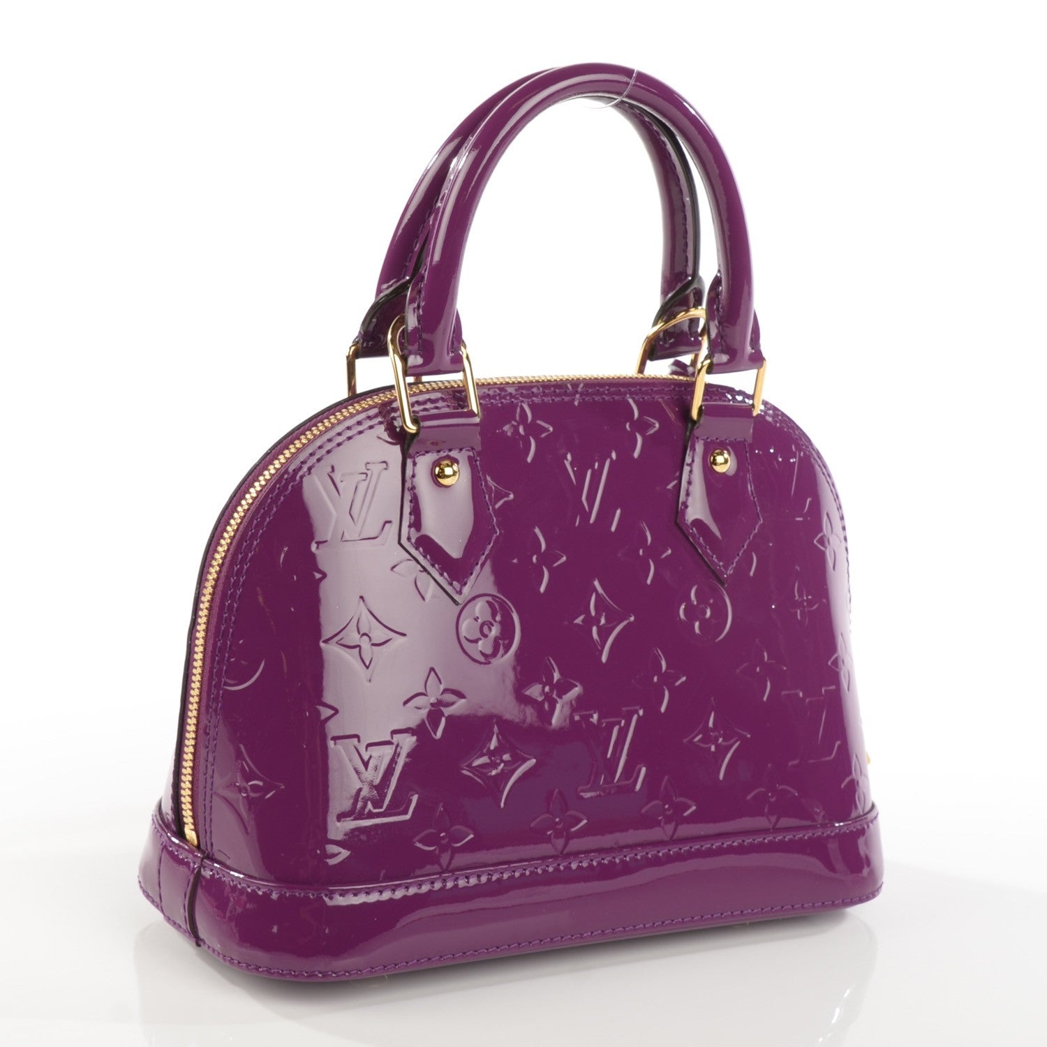 Louis Vuitton Vernis Alma BB Amethyste 3 of 8