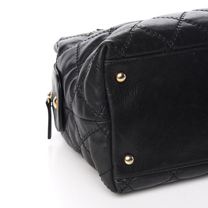 Chanel Calfskin Quilted Retro Chain Tote Black 10 of 14