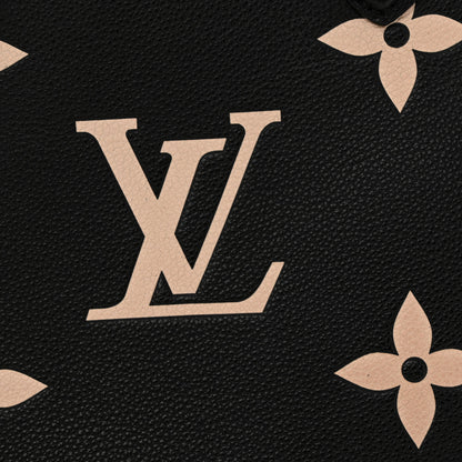 Louis Vuitton Empreinte Monogram Giant Onthego MM Black Beige 14 of 15