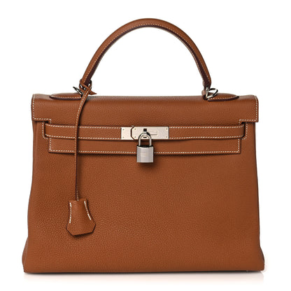 Hermes Togo Kelly Retourne 32 Gold 1 of 34