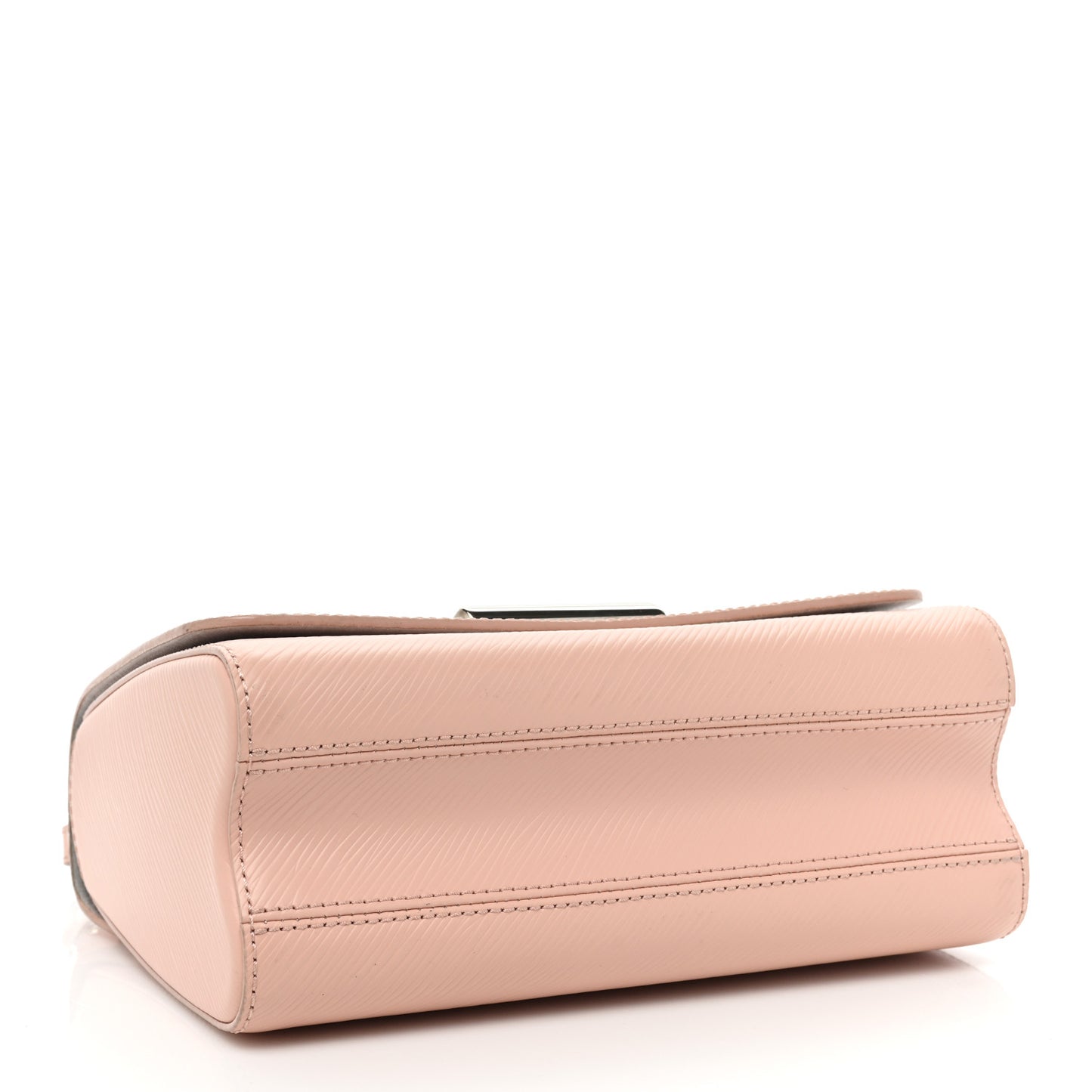 Epi Mechanical Flowers Twist Shoulder Bag MM Rose Ballerine