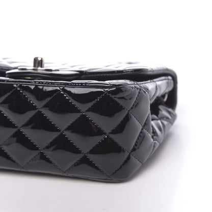 Chanel Patent Calfskin Quilted Mini Square Flap Black 10 of 12