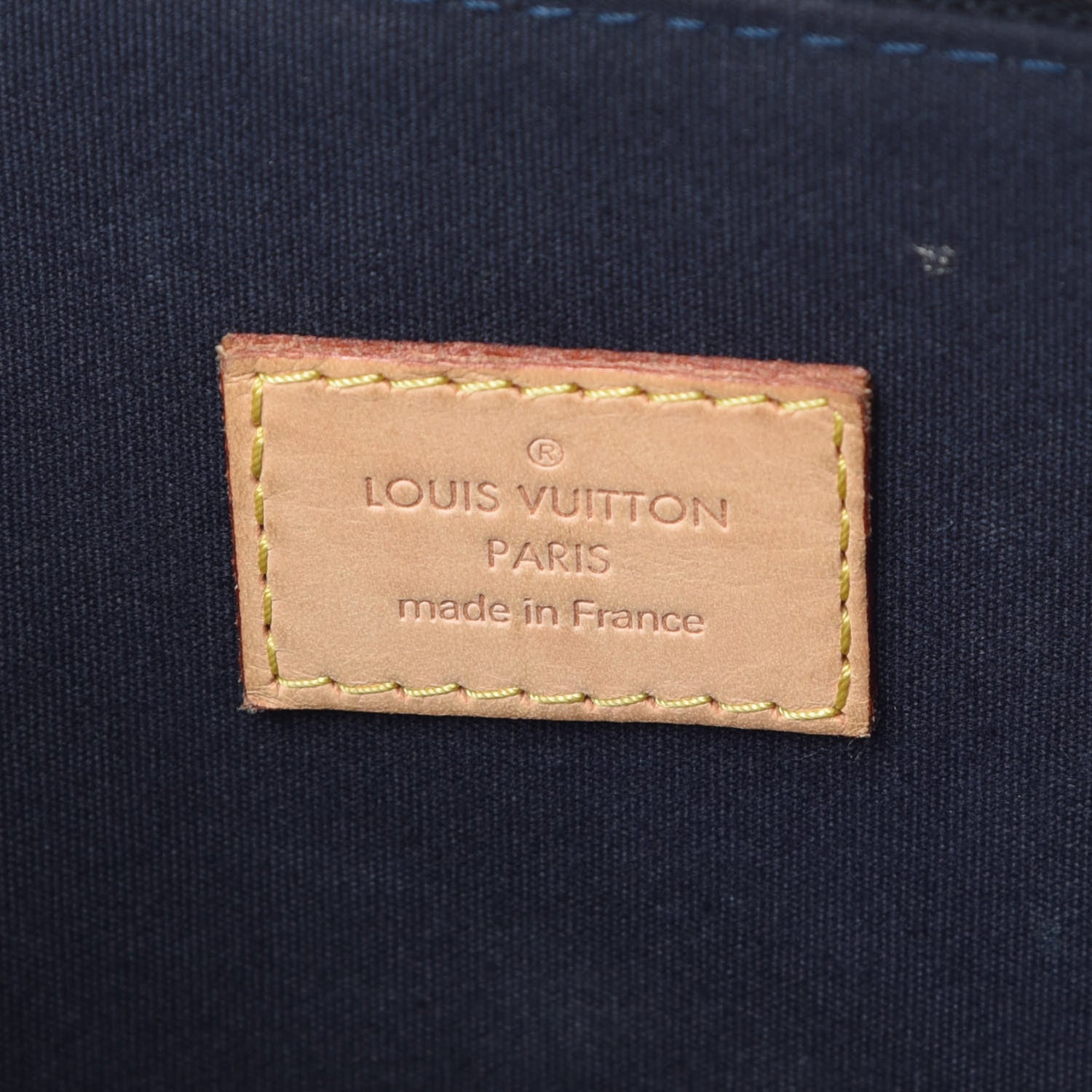 Louis Vuitton Vernis Alma GM Blue Infini 8 of 9