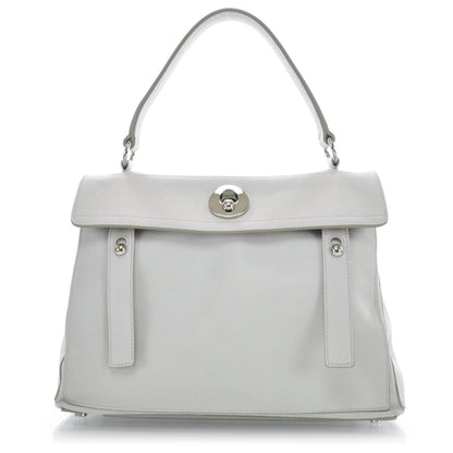 Saint Laurent Leather Medium Muse Two White 1 of 9
