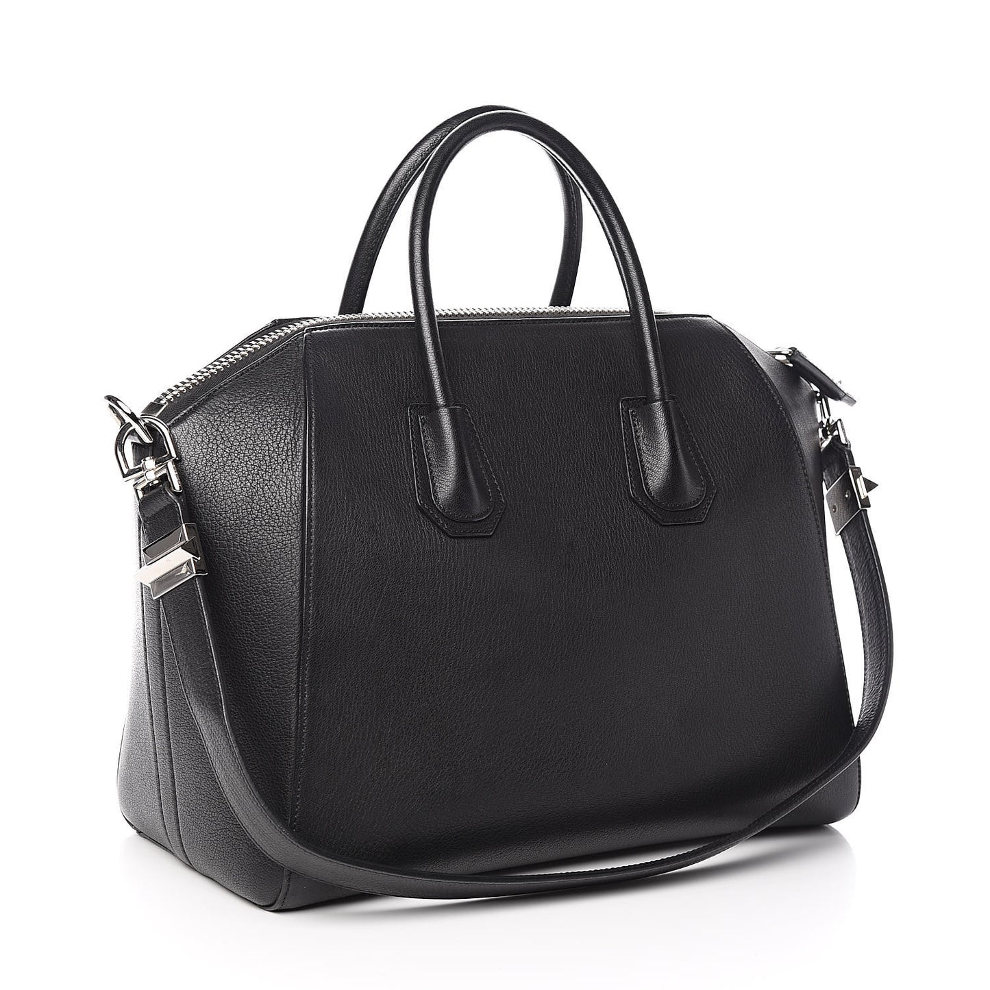 Sugar Goatskin Medium Antigona Black