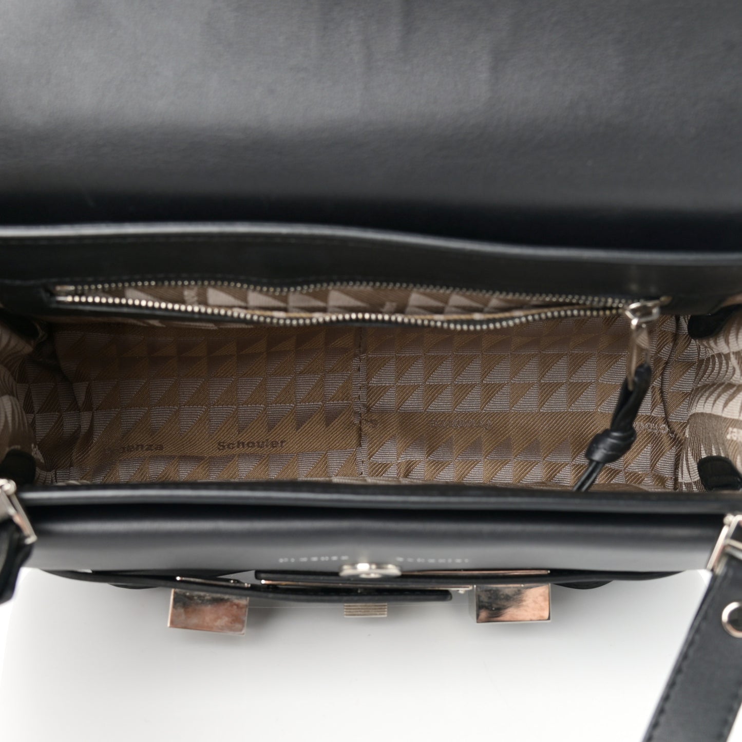 Calfskin PS11 Classic Shoulder Bag Black