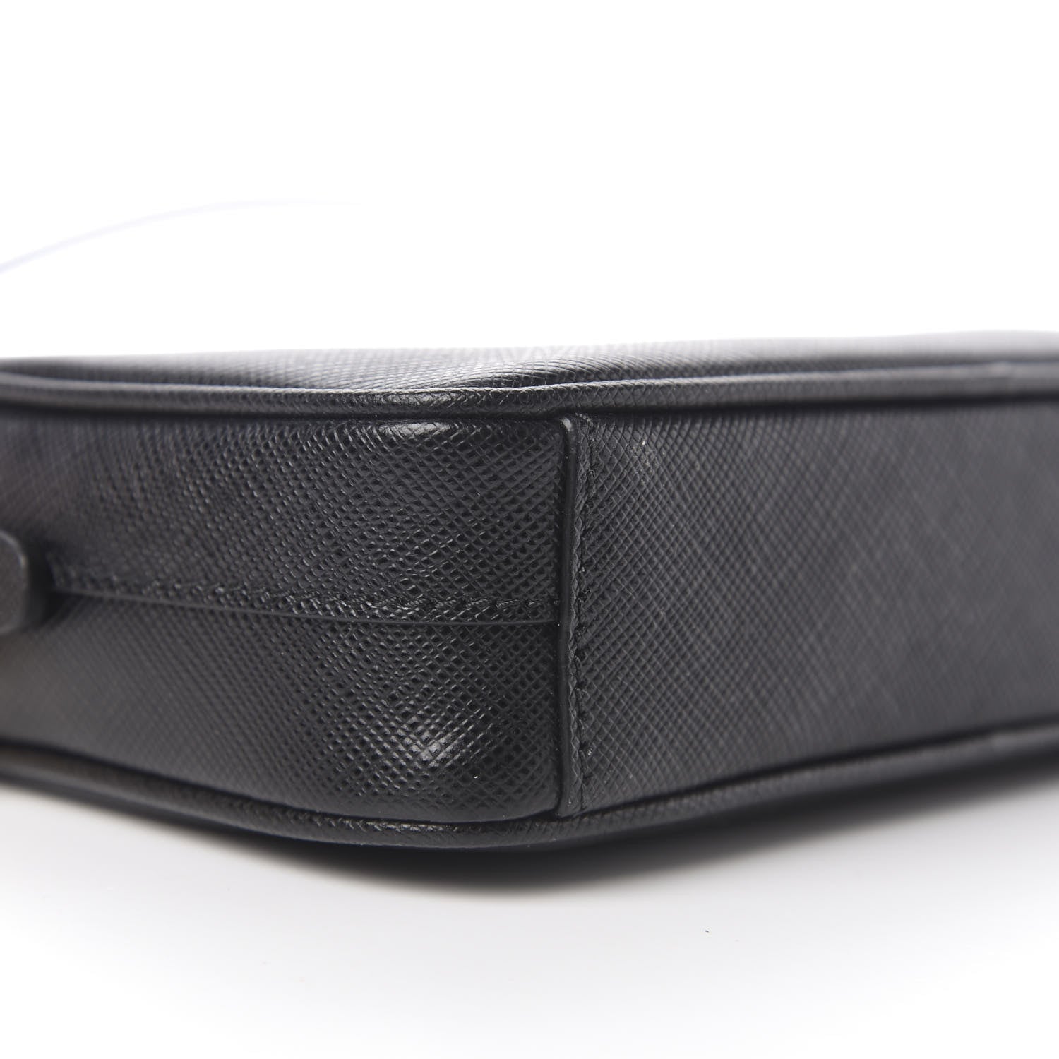 Prada Saffiano Lux Small Camera Crossbody Bag Black 6 of 8