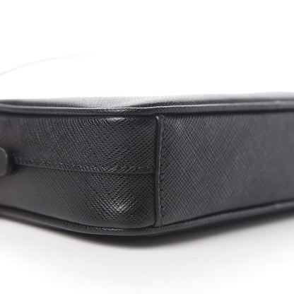 Prada Saffiano Lux Small Camera Crossbody Bag Black 6 of 8
