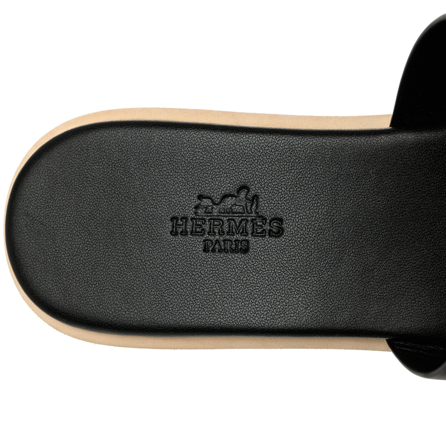 Calfskin Cork Eze 30 Sandals 38 Black