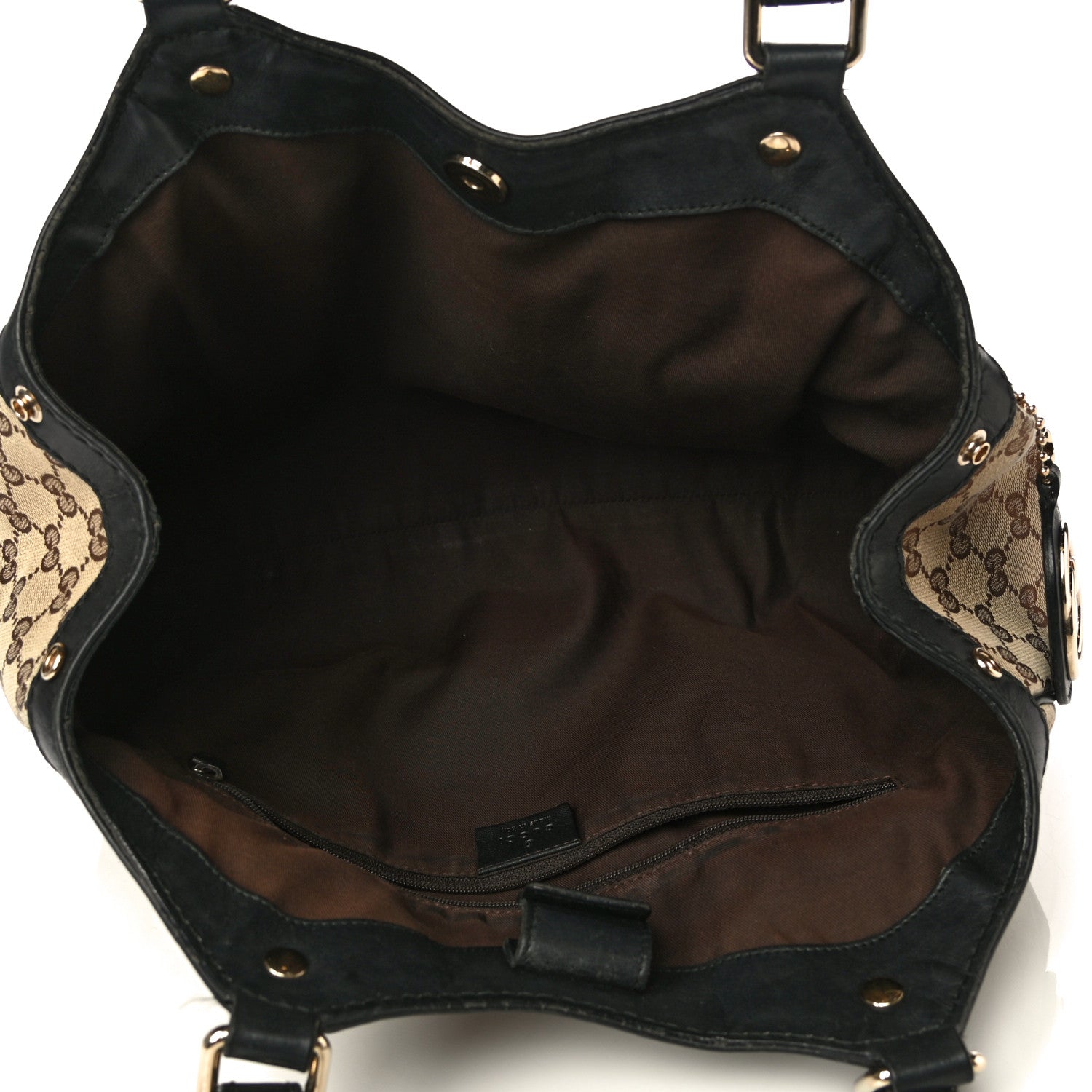 Gucci Monogram Medium Sukey Tote Beige Ebony Black 5 of 26