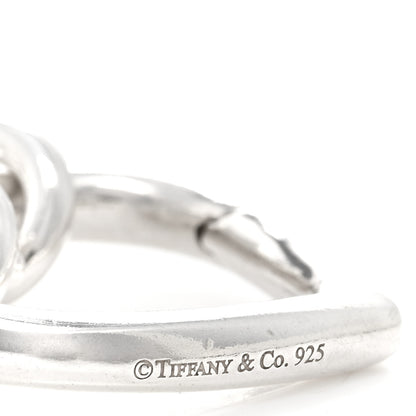 Tiffany Sterling Silver Heart Clasp Choker Necklace 4 of 4