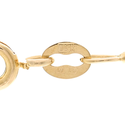 Jennifer Meyer 18K Yellow Gold Small Leaf Necklace 4 of 4